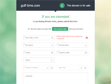 Tablet Screenshot of gulf-time.com